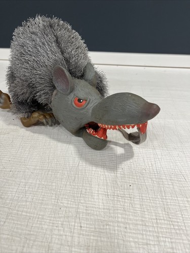 Gemmy Hungry Mordisqueando Goma Rata Gris Boca Trampa De Colección 2005 Animada No Funciona - Imagen 8 de 20