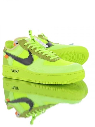 NIKE AIR FORCE X Off White Volt 2.0 36-37.5-38-40-40.5-41-42-42.5-43-44-44.5-46 - Foto 2 di 5