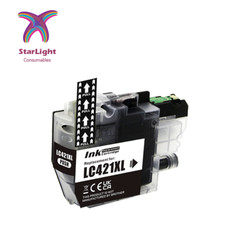 Black Ink Catridge LC421XL Fits For Brother DCP-J1050DW J1140DW MFC-J1010DW