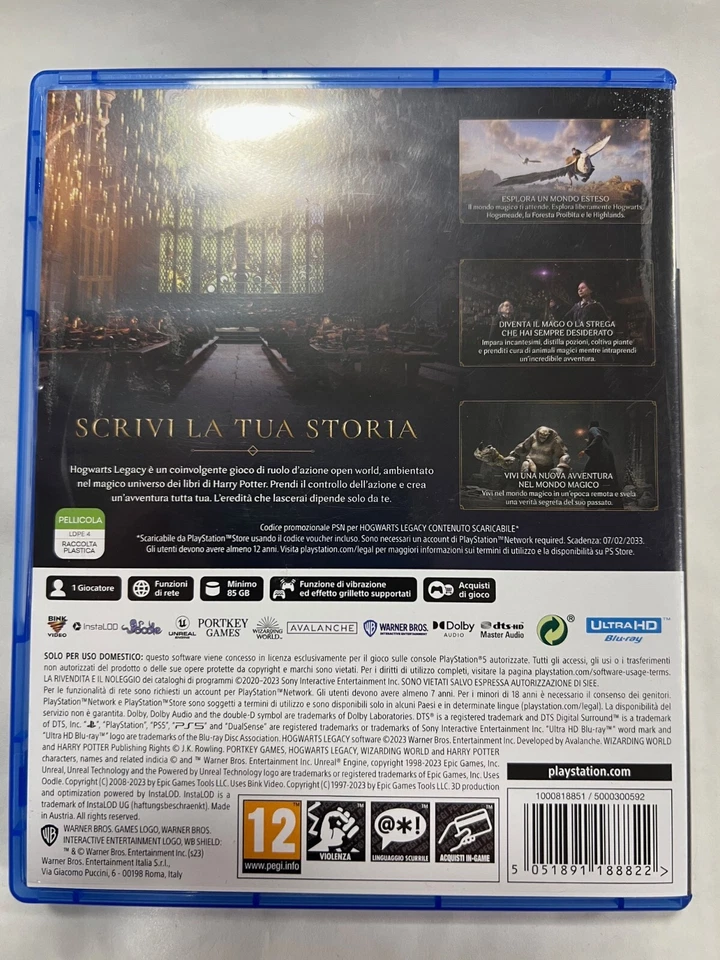 Hogwarts Legacy PS5 (EU Import) USED/No DLC, photo 2 of 3