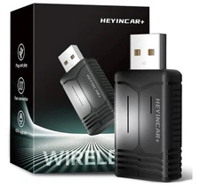 Wireless USB Carplay Adapter Dongle For iPhone Apple Android Auto Plug &Play