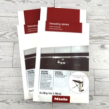 Miele Descaling Tablets for Coffee Machines Steam Ovens Ranges 2 Packs Of 6