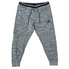 Nike Tech Knit Carbon Heather Gray Joggers Pants, Size XL NWT 832180-091