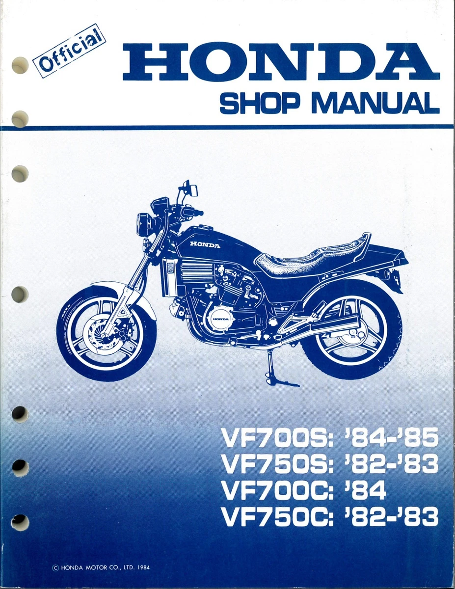 Magna 750 VF750C Motorcycle Repair Manuals & Literature for sale
