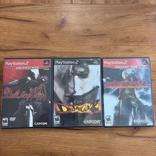 Devil May Cry 1, 2, and 3 for PS2 - Tested and Working.