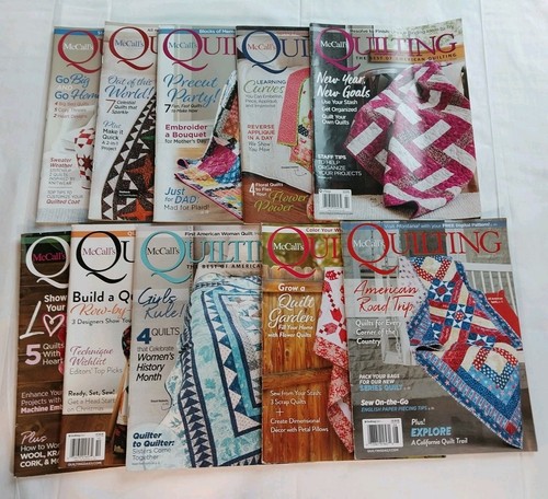 McCall's Quilting Magazine 2020-23 Patterns Instructions All Seasons Lot 10 VGC - Picture 1 of 7