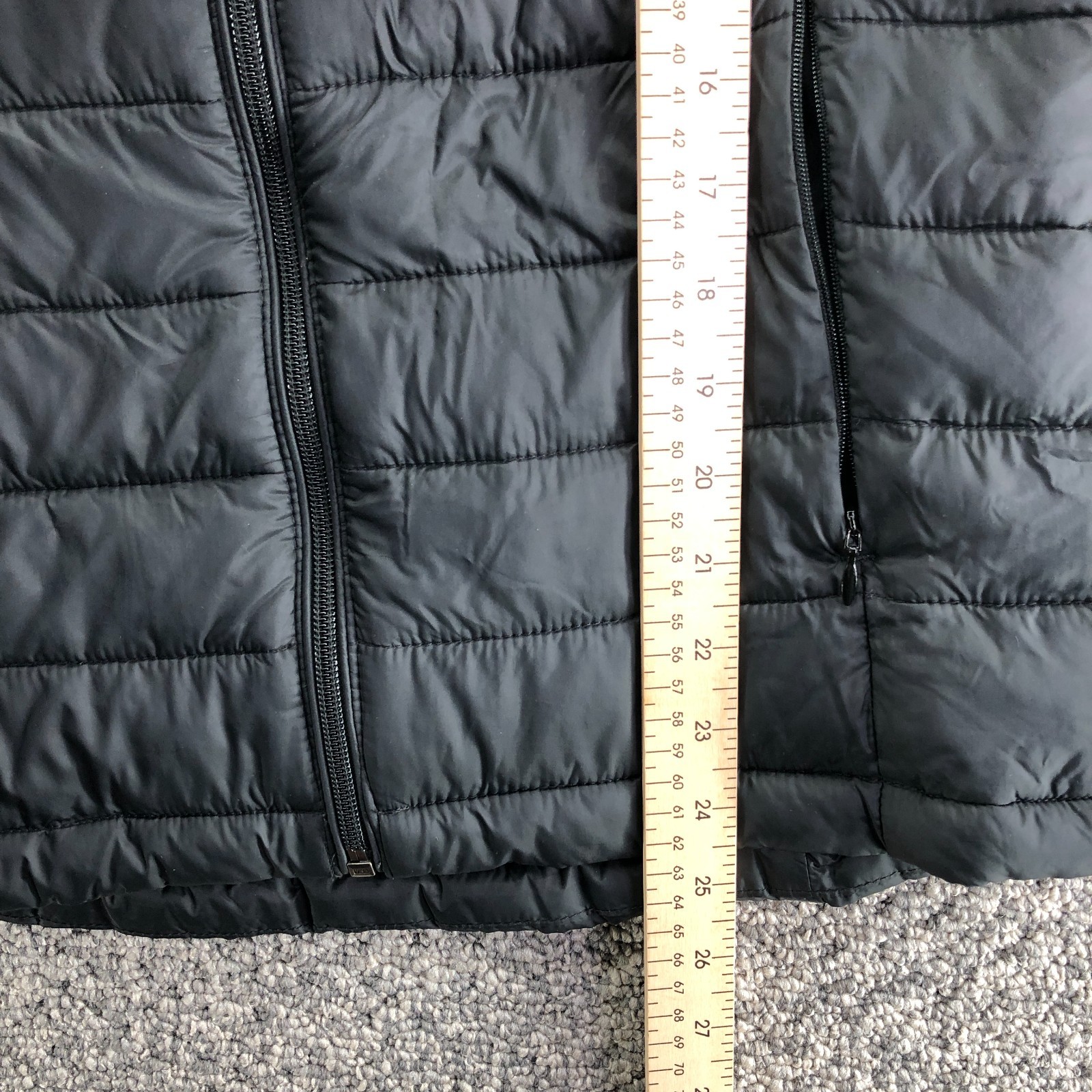 Amazon Essentials Puffer Hooded Jacket Black Mens… - image 10