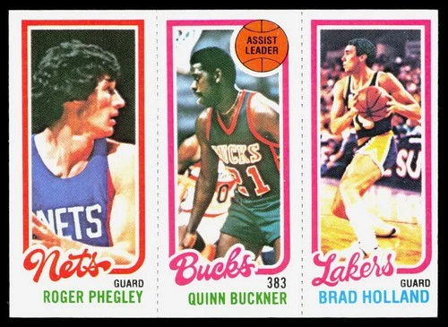 Roger Phegley / Quinn Buckner / Brad Holland 1980-81 Topps #138 145 160 EX RC