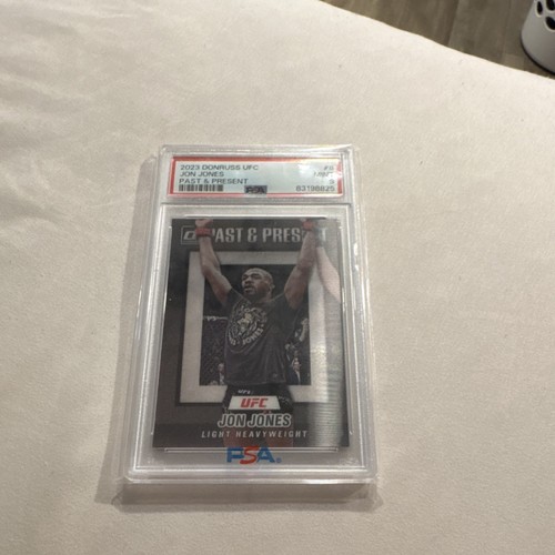 2023 Panini Donruss UFC MMA - Past & Present #8 Jon Jones PSA 9