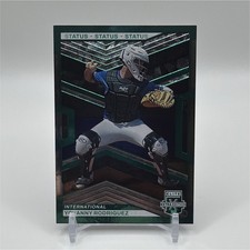 Panini 2023 Elite Extra Edition Yovanny Rodriguez Status Green Rookie #138 /499