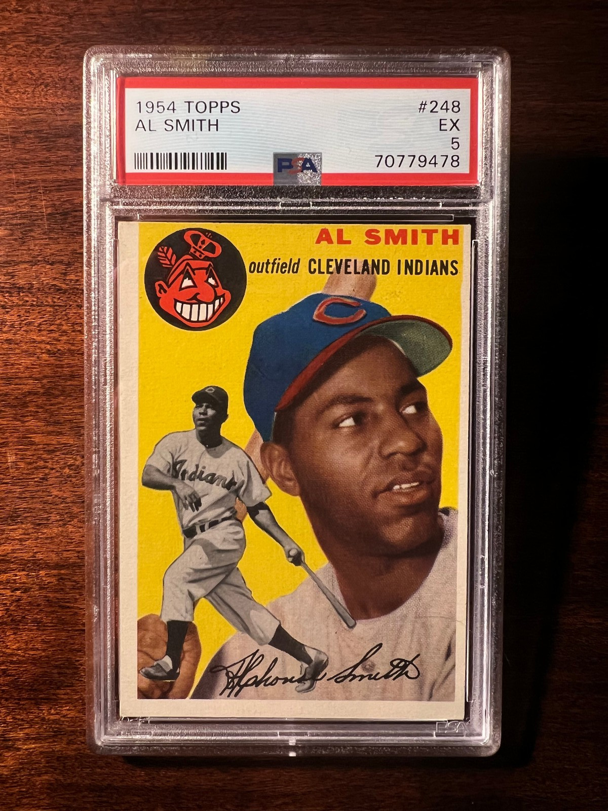 1954 Topps Baseball Al Smith #248 PSA 5