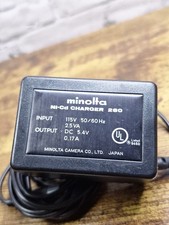 Minolta Ni-Cd Charger 280 In: 115 V 50/60Hz 2.5VA Out: DC 5.4V 0.17A JAPAN
