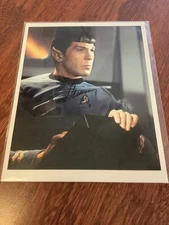 STAR TREK TOS LEONARD NIMOY AUTO PHOTO SPOCK W CERT SLANTED FEDORA