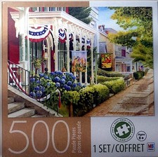 Charm Of Ephata Mary Irwin 500 pc Jigsaw Puzzle 18" X 24" Milton Bradley