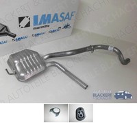 Imasaf Auspuff Mitteltopf+ZubehöR FüR Ford Mondeo I Kombi 2.0 I 16V 4X4 BJ.92-96