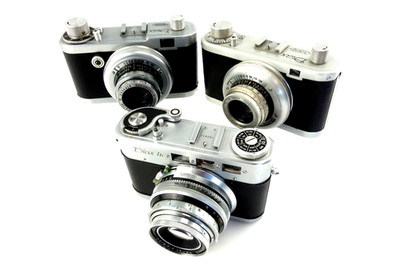 VOSS Diax 35mm Viewfinder 3x LOT Diax 1b Diax 1949 Diax 1948 ju195