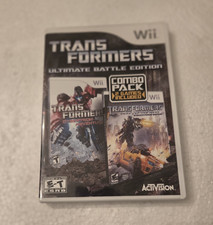 Transformers Ultimate Battle Edition 2 Games in 1 Combo Pack Wii Activision