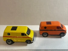 ￼ Aurora AFX 1977 Dodge Vans Electric Slot Cars