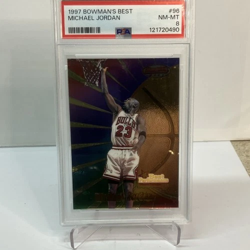 🔥Bowman's Best Best Performance Michael Jordan #96 PSA 8 Basketball Card🔥