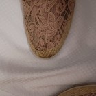 Light Pink Lace Size 10M  Naturalizer N5 Contour Flat Slip On With Backs Women's — photo 2