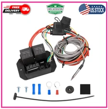 12V/24V Digital Electric Radiator Fan Controller Switch Kit with Adjustable T...