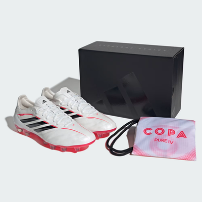 adidas Soccer Cleats COPA PURE 4 ELITE HG/AG JAPAN Zero Metalic