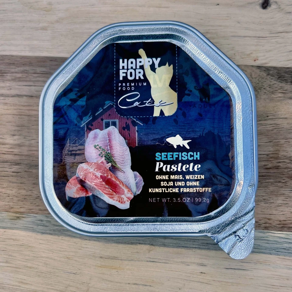 HAPPYFOR Premium Katzenfutter getreidefrei 4 Sorten à 60 Schalen / 240 x 99,2g - Bild 3 von 4