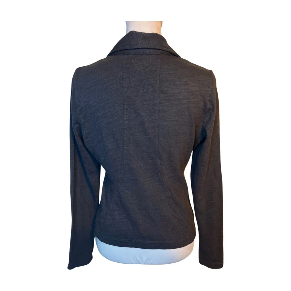 Caslon Casual Gray Knit Blazer Classic Workwear Old Money Minimalist Tailored M Foto 4 de 4