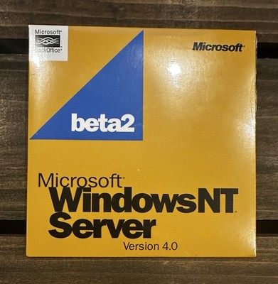 Sealed Microsoft Windows NT Server Beta2 1996 CD   Vintage Computer