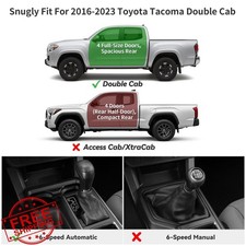 YITAMOTOR Toyota Tacoma 16-23 Double Cab Floor Mats All Weather TPE Set