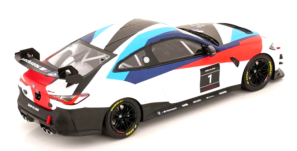 BMW M4 GT4 M-SPORT 2022 PRESENTATION CAR 1:18 SCALE MODEL BY OTTO