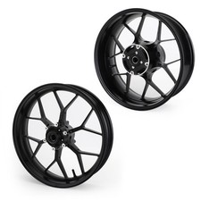 Posteriore + Anteriore Lega Cerchione NERO per Honda CBR1000RR SC59 08-16 Y9