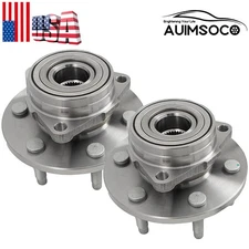 Front Wheel Hub and Bearing Assemblies Combo For Chevy Avalanche 1500 2002-2006