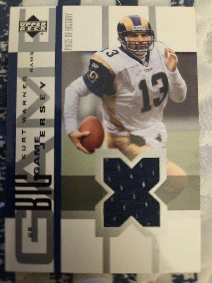 2002 UPPER DECK #BGJ-KW KURT WARNER JERSEY ST. LOUIS RAMS HOF 1249 - Image 4 of 4