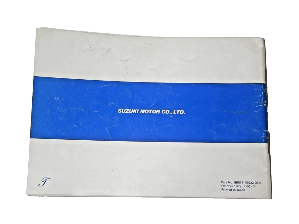 RARO NOS OEM NUEVO 1980 80 Suzuki GS1000S GS1000 GS1000E Manual del Propietario Wes Cooley Foto 4 de 4