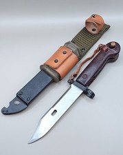 Vintage Romanian Type I Bayonet w/ Complete Sheath  - Cold War Combloc - MINTY 