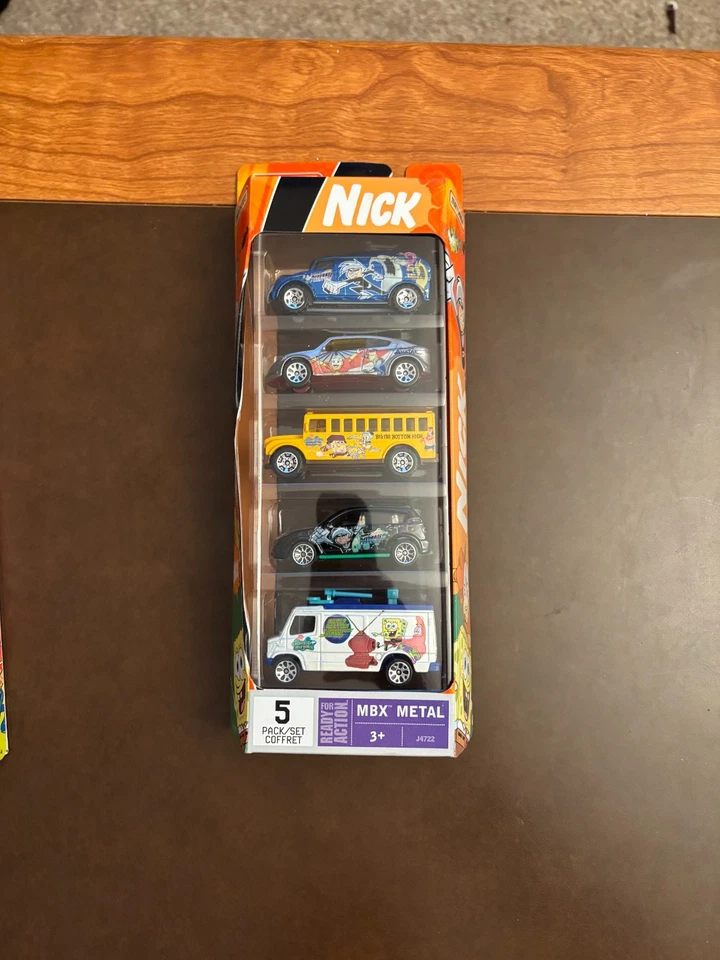 Matchbox Nick: 5 Pack (Set of 2) SpongeBob & Various NIB Sealed - Image 2 of 3