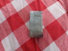 VINTAGE BIC SILVER RIBBED CHROME FLIP COVER CASE CIGARETTE LIGHTER RETRO #3