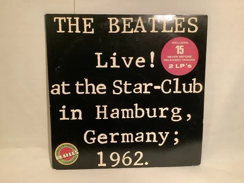 THE BEATLES  "Live! At The Star-Club In Hamburg...1962" 2LP Lingasong EX/EX
