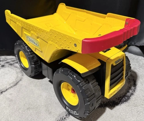 2006 Vintage Hasbro Tonka Mighty Big Yellow Dump Truck 19” Red Handle HUGE!