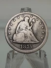1875-S Seated Liberty Twenty Cent Piece 20c San Francisco Silver  Type Coin