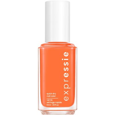 Essie expressie, Quick-Dry Nail Polish, 8-Free Vegan, Coral Orange, Strong At