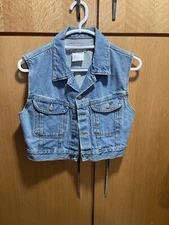 Vintage Billy Blues Jean Vest Size S