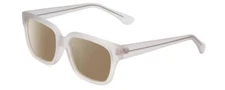 Gotham Style 254 Mens Square Polarized Sunglasses in Clear Crystal 54mm 4 OPTION