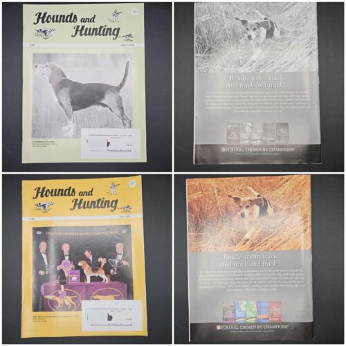 Hounds And Hunting Magazine 2008 COMPLETE Set of 12 Issues Beagle Field Trials - Imagen 3 de 10