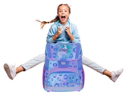 Tornister Mädchen Herlitz Loop Plus 8 Teile Set Ranzen 6201 Mystic Mermaid efk v - Bild 6 von 23