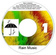 80 Min Nature Sounds CD - Relaxing Rain & Thunderstorm Ambiance - Sleep, Study