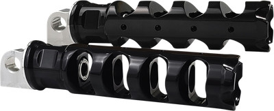 Accutronix Muzzle Brake Folding Footpegs Black RP111-AKB