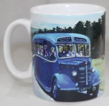 EFE - 20129 - BEDFORD OB / DUPLE VISTA - LEATHERS COACHES - COMMEMORATIVE MUG