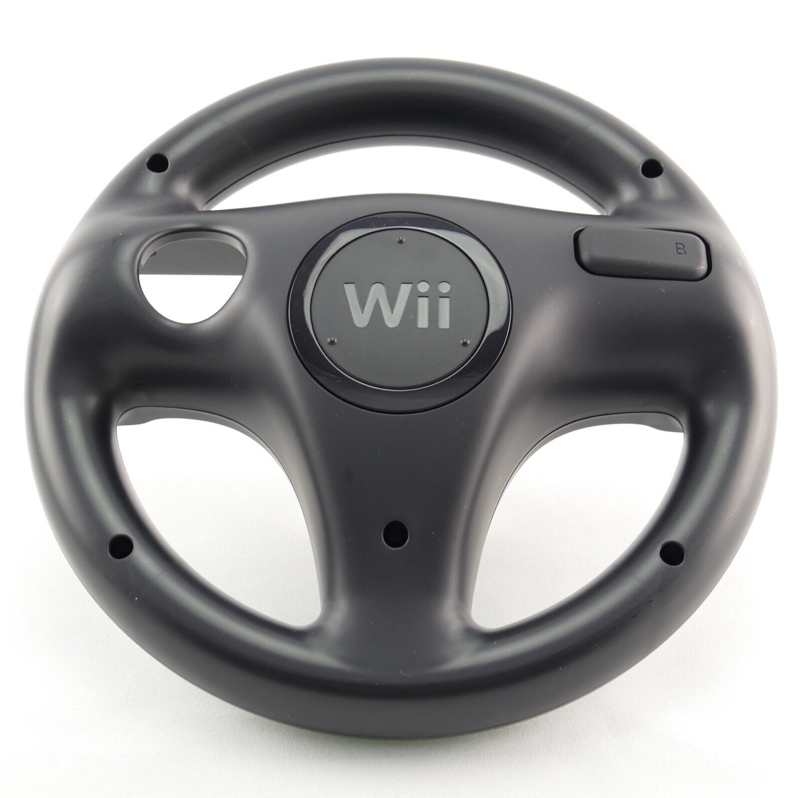 Wii Wheel (schwarz / weiß) ORIGINAL Nintendo Wii Lenkrad Controller Zubehör